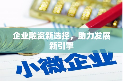 仁爱企业融资新选择，助力发展新引擎