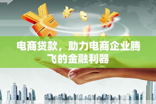 仁爱电商贷款，助力电商企业腾飞的金融利器