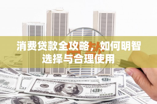 仁爱消费贷款全攻略，如何明智选择与合理使用