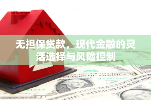 仁爱无担保贷款，现代金融的灵活选择与风险控制
