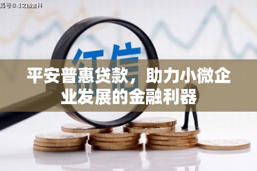 仁爱平安普惠贷款，助力小微企业发展的金融利器