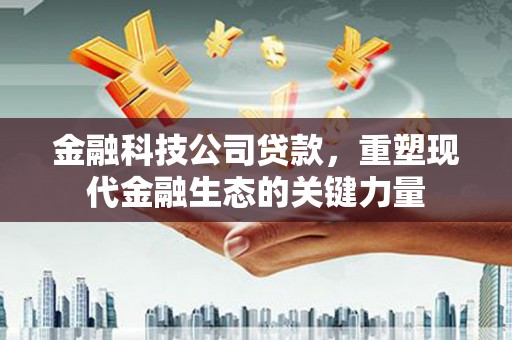 仁爱金融科技公司贷款，重塑现代金融生态的关键力量