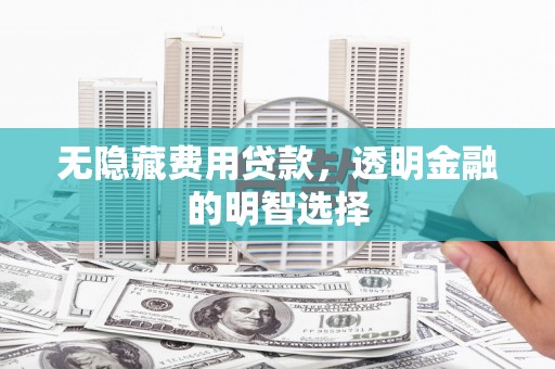 仁爱无隐藏费用贷款，透明金融的明智选择