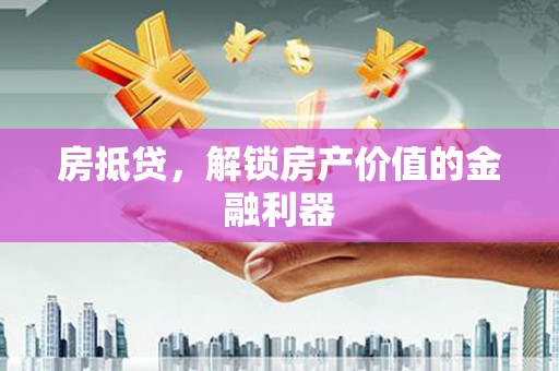 仁爱房抵贷，解锁房产价值的金融利器