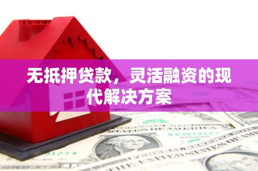 仁爱无抵押贷款，灵活融资的现代解决方案